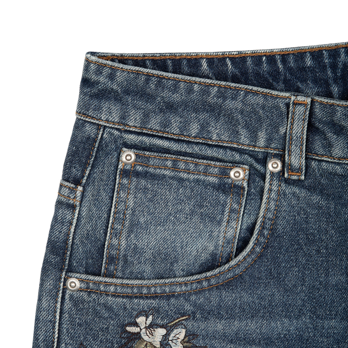 "garden of eden" indigo Denim